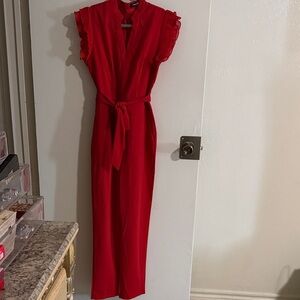Elegant Red Women's Dress
